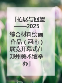 拓展与回望——2025综合材料绘画作品（河南）展览开幕式在郑州美术馆举办
