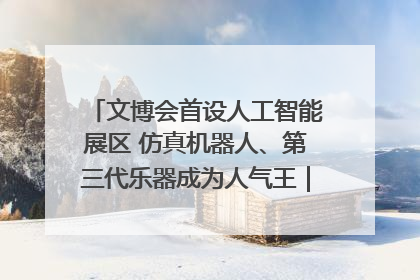 文博会首设人工智能展区 仿真机器人、第三代乐器成为人气王｜文博向“新”