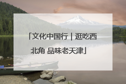 文化中国行｜逛吃西北角 品味老天津