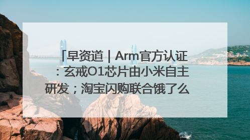 早资道｜Arm官方认证：玄戒O1芯片由小米自主研发；淘宝闪购联合饿了么日订单超4000万