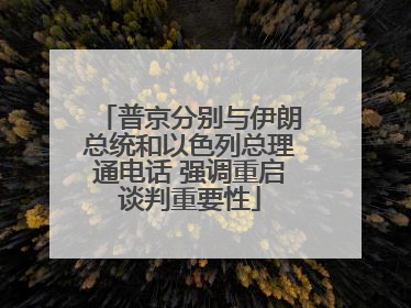 普京分别与伊朗总统和以色列总理通电话 强调重启谈判重要性
