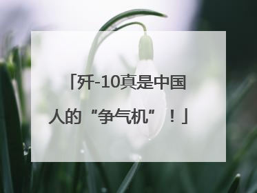 歼-10真是中国人的“争气机”！