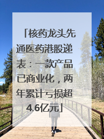 核药龙头先通医药港股递表：一款产品已商业化，两年累计亏损超4.6亿元