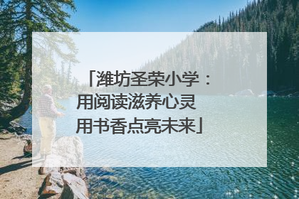 潍坊圣荣小学：用阅读滋养心灵 用书香点亮未来