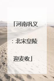 河南巩义：北宋皇陵迎麦收