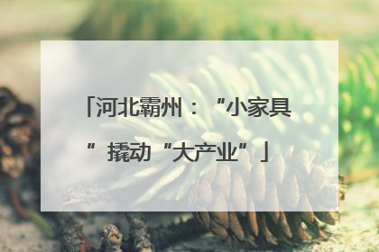 河北霸州：“小家具”撬动“大产业”