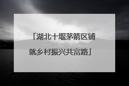 湖北十堰茅箭区铺就乡村振兴共富路