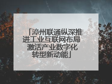 漳州联通纵深推进工业互联网布局 激活产业数字化转型新动能
