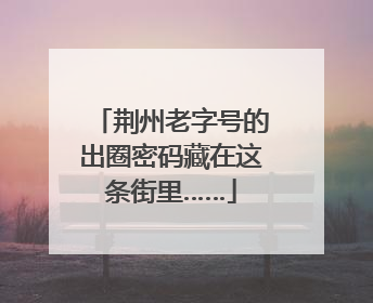 荆州老字号的出圈密码藏在这条街里……