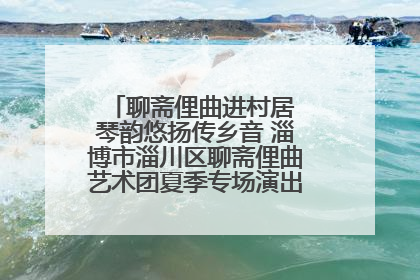 聊斋俚曲进村居 琴韵悠扬传乡音 淄博市淄川区聊斋俚曲艺术团夏季专场演出在杏园子村举行