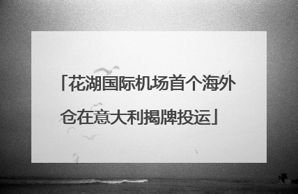 花湖国际机场首个海外仓在意大利揭牌投运