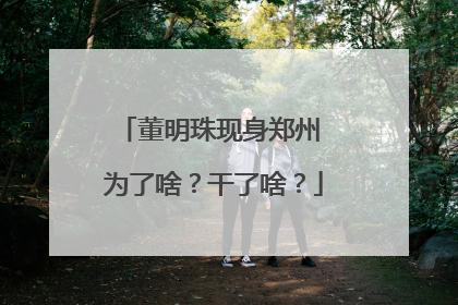 董明珠现身郑州 为了啥？干了啥？