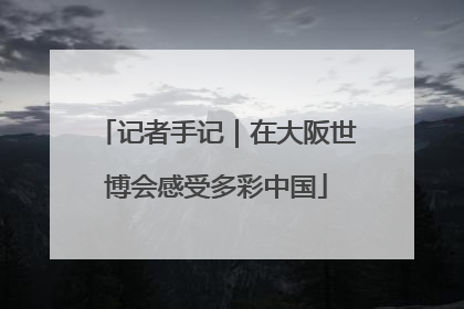 记者手记｜在大阪世博会感受多彩中国