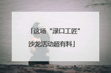 这场“渌口工匠”沙龙活动超有料