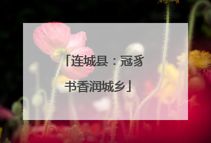 连城县：冠豸书香润城乡