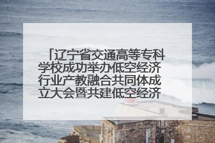 辽宁省交通高等专科学校成功举办低空经济行业产教融合共同体成立大会暨共建低空经济产教融合新生态论坛