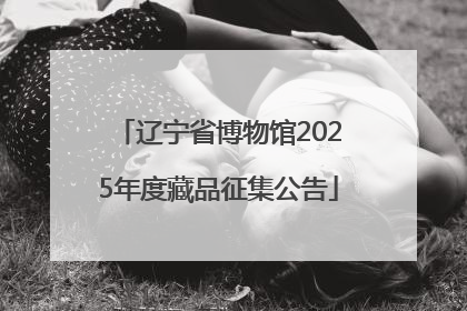 辽宁省博物馆2025年度藏品征集公告