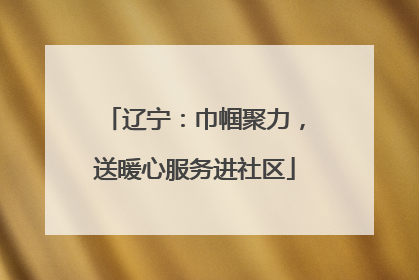 辽宁：巾帼聚力，送暖心服务进社区