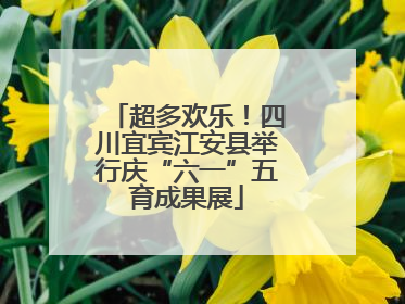 超多欢乐！四川宜宾江安县举行庆“六一”五育成果展