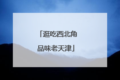 逛吃西北角 品味老天津