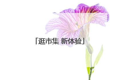 逛市集 新体验