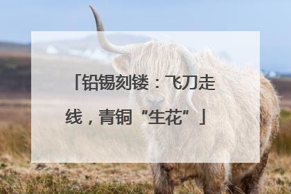 铅锡刻镂：飞刀走线，青铜“生花”