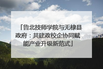 鲁北技师学院与无棣县政府：共建政校企协同赋能产业升级新范式