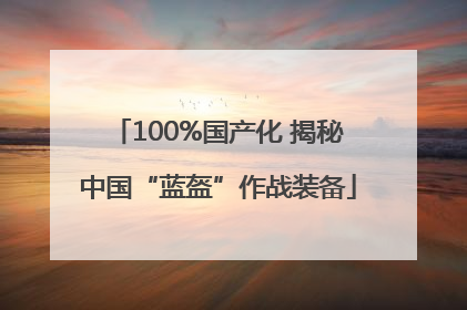 100%国产化 揭秘中国“蓝盔”作战装备