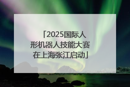 2025国际人形机器人技能大赛在上海张江启动