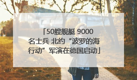 50艘舰艇 9000名士兵 北约“波罗的海行动”军演在德国启动