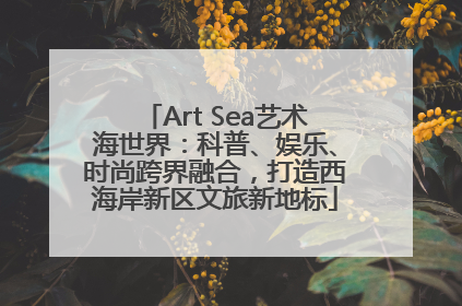 Art Sea艺术海世界：科普、娱乐、时尚跨界融合，打造西海岸新区文旅新地标