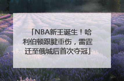 NBA新王诞生！哈利伯顿跟腱重伤，雷霆迁至俄城后首次夺冠
